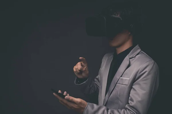 Szemüveg Csatlakozás Metaverse Online Technológia — Stock Fotó