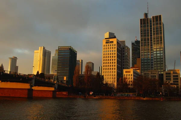 Utsikt Över Staden Frankfurt Main Tyskland — Stockfoto