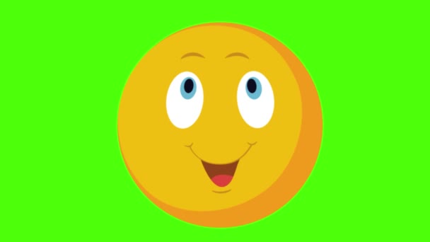 Emoji Face Smiley — стоковое видео