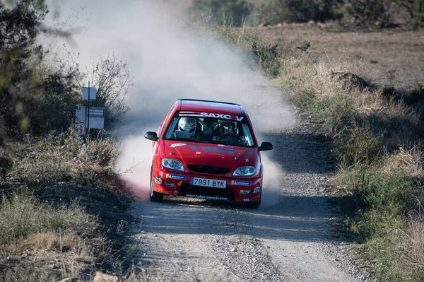 Barcelona Spain November 2021 Citroen Saxo Rally Ciutat Tarrega — Stok fotoğraf