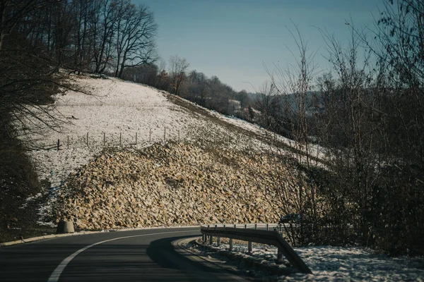 Route Dans Forêt — Photo