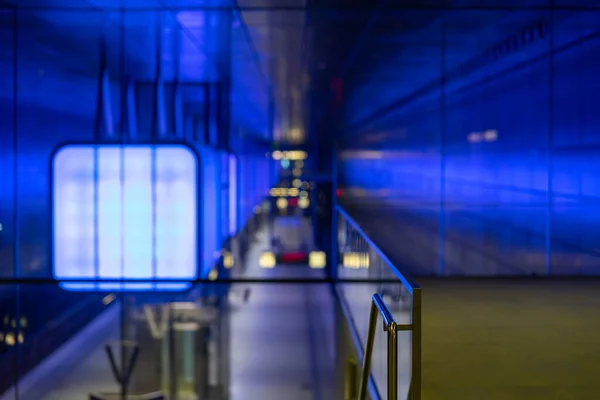 View Gallery Platform Subway Station Hafencity University Hamburg Germany Famous — Foto de Stock