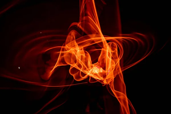 빛나는 불꽃을 추상적 — 스톡 사진