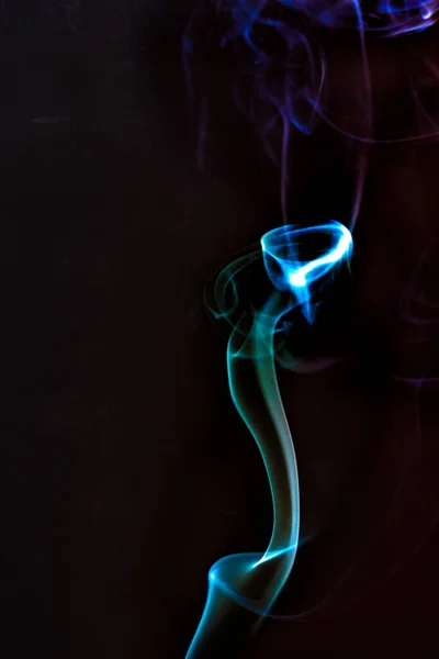 Colorful Smoke Abstract Texture Background — Stock Photo, Image