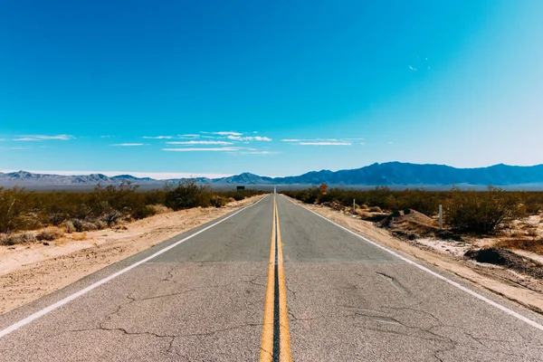 Straße Der Wüste — Stockfoto