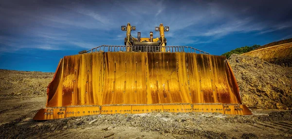 Alte Rostige Metallmine Der Wüste — Stockfoto