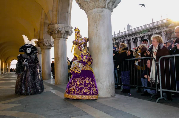 Karneval Venis Itali Maskerad — Stockfoto