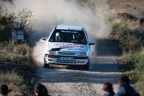 Barcelona Spain November 2021 Citroen Saxo Rally Ciutat Tarrega — Stok fotoğraf