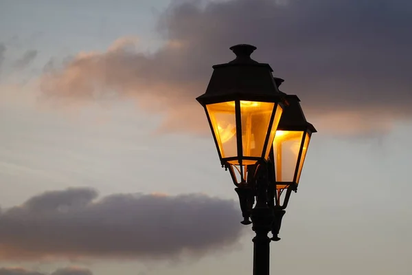 Beautiful Lanterns City Street — Stock Photo, Image