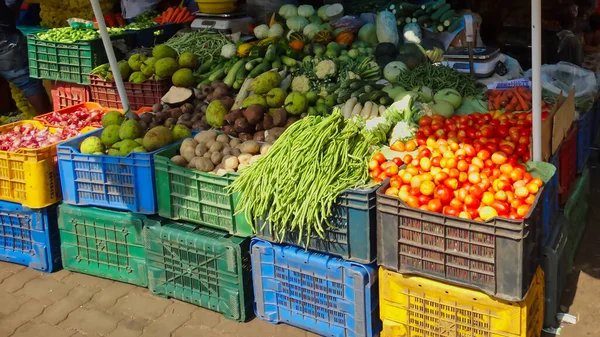Свежие Овощи Рынке — стоковое фото