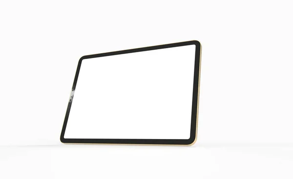 Illustration Tablet White Screen White Background — Stok fotoğraf