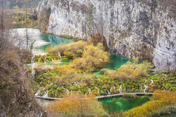 Tesouro Escondido Unesco Plitvice Jezera Montes Croatas — Fotografia de Stock