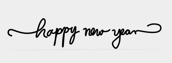 Rendering Text Happy New Year White Background — стоковое фото