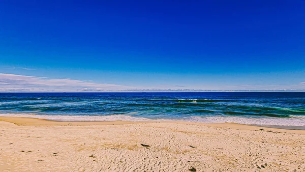 Güzel Deniz Dalgaları Doğa Manzarası — Stok fotoğraf