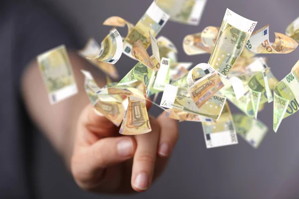 Hand Holding Money Cash — Stock Photo, Image