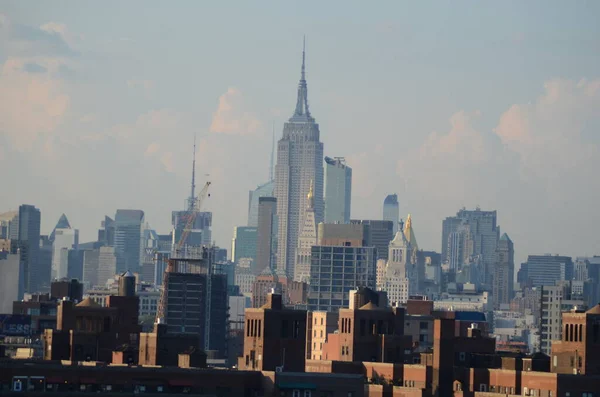 New York Skyline Met Wolkenkrabbers Gebouwen — Stockfoto