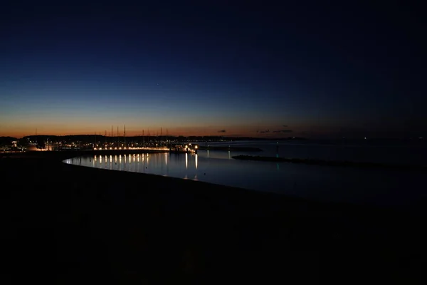 Hermosa Vista Nocturna Ciudad — Foto de Stock