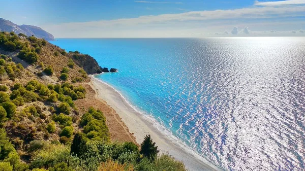 Vacker Utsikt Över Havet Och Stranden — Stockfoto