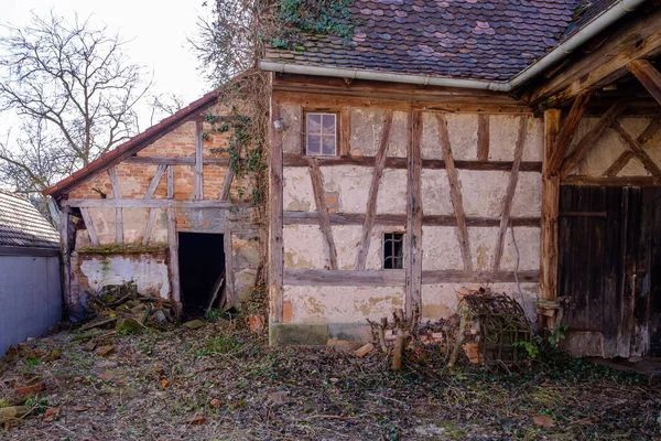 Velha Casa Abandonada Aldeia — Fotografia de Stock