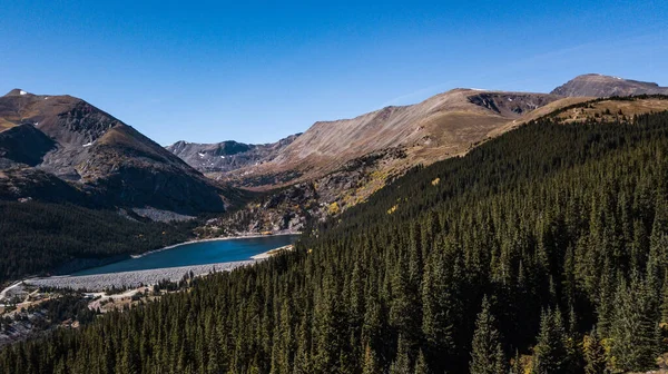 Krásný Výhled Jezero Horách — Stock fotografie