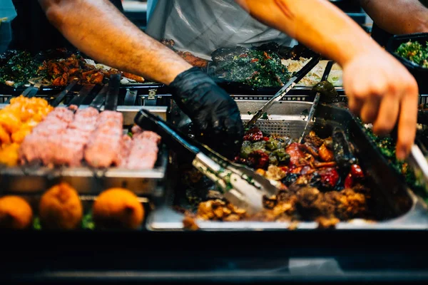 Close Uitzicht Heerlijk Eten — Stockfoto