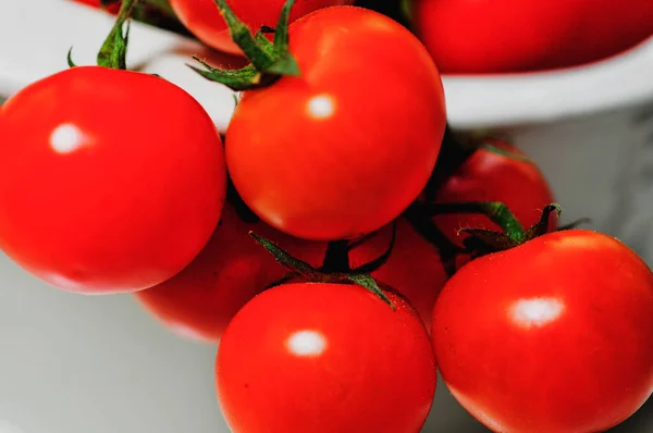 Vista Ravvicinata Dei Pomodori — Foto Stock