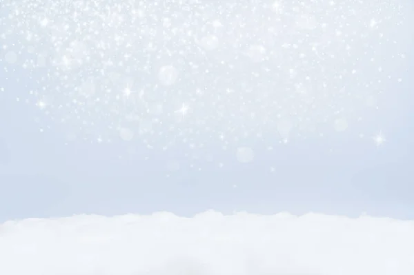 Christmas Gift Box Idea Snow — Stock Photo, Image