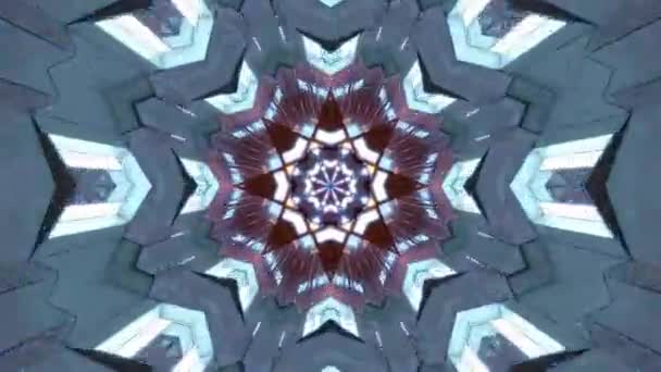 Гипнотический Абстрактный Фон Движении — стоковое видео