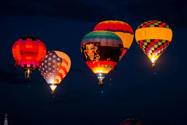 Heißluftballon Himmel — Stockfoto