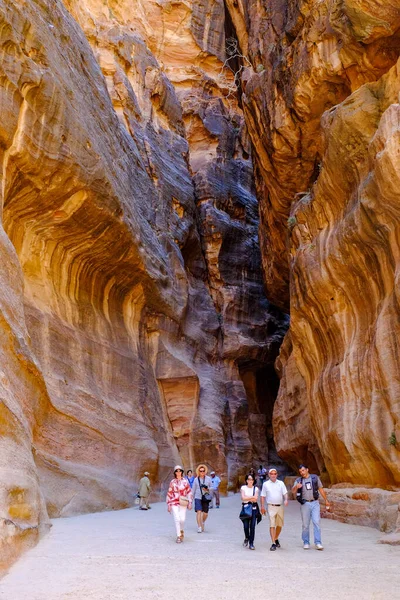 Ruínas Antiga Cidade Petra Jordânia — Fotografia de Stock