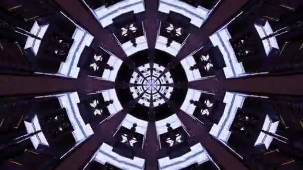 Hypnotisk Abstrakt Bakgrund Rörelse — Stockvideo
