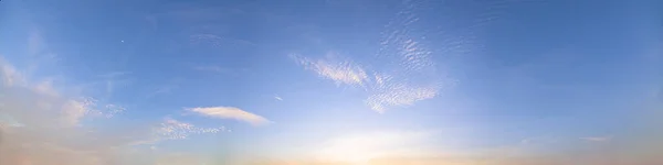 Panorama Céu Nuvens Noite — Fotografia de Stock