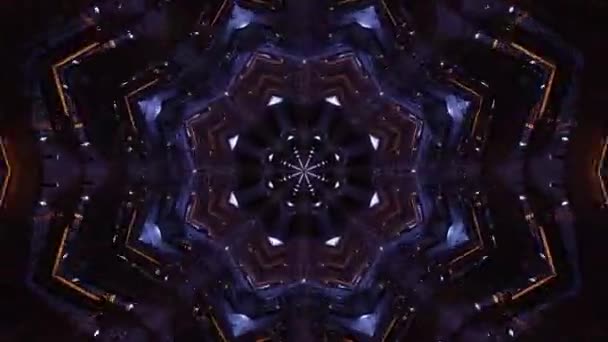 Hypnotische Abstracte Achtergrond Beweging — Stockvideo