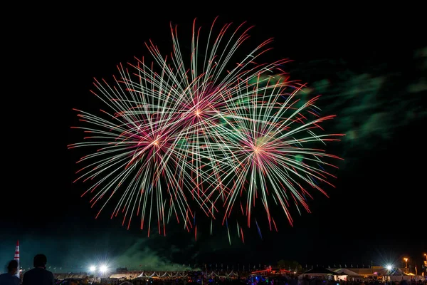 Fireworks Night Sky — Stock Photo, Image