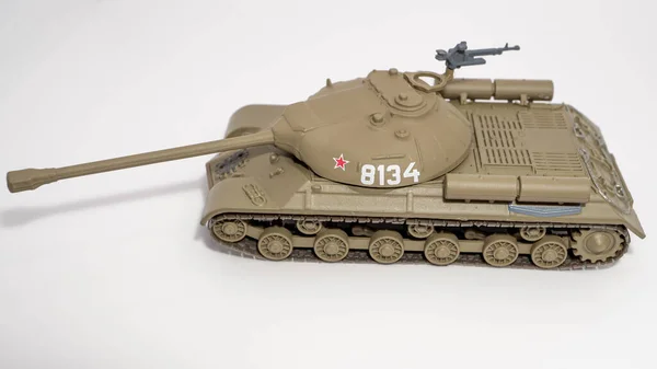 Image Military Tank Red Toy — ストック写真