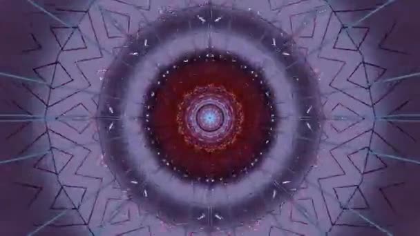 Fond Abstrait Hypnotique Mouvement — Video