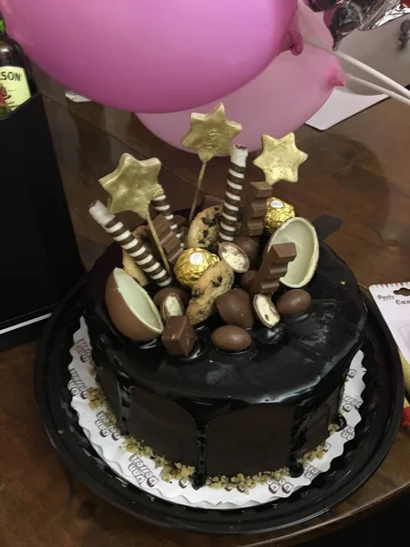 Close Çikolatalı Kek — Stok fotoğraf