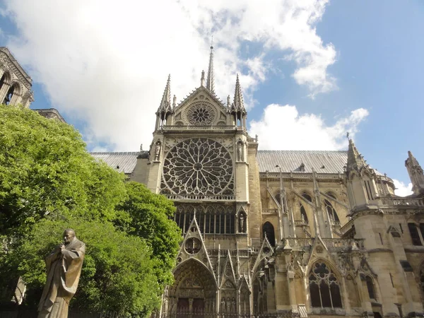 Notre Dame Cattedrale Parigi Francia — Foto Stock