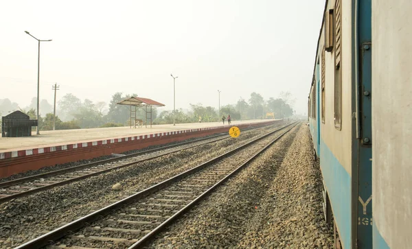 Railway Tracks Railroad Track — Stock Photo, Image