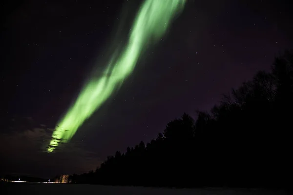 Aurora Borealis Night — Stock Photo, Image