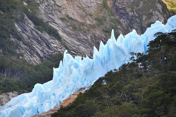 Hermosa Vista Del Glaciar Las Montañas — Foto de Stock