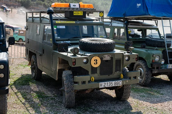 Équipement Militaire Véhicule Guerre Transport Transport Reconstruction Route Réservoir Camion — Photo
