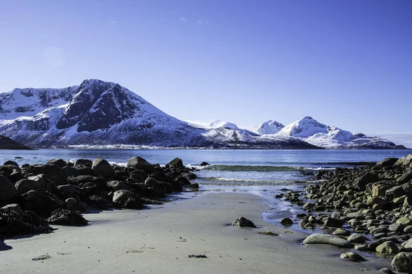 Prachtig Landschap Van Noorse Zee — Stockfoto