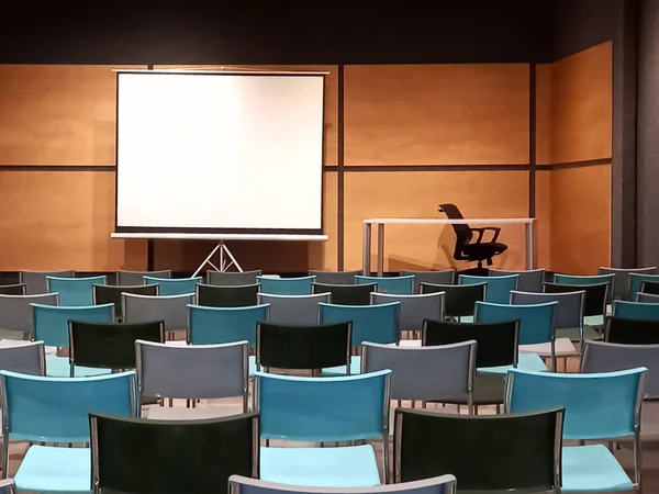 Empty Conference Room Interior Chairs Tables Rendering — Stock Photo, Image