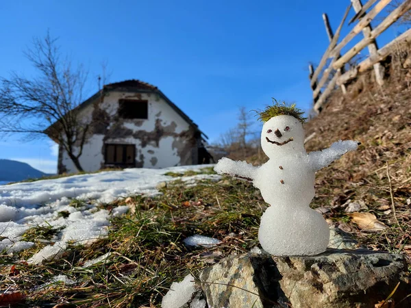 Snowman Snow — Stock Photo, Image