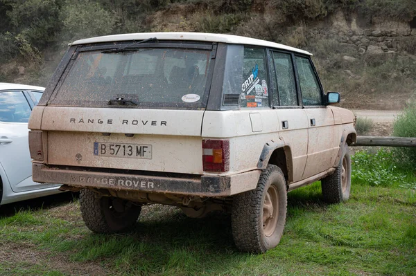 Vieille Voiture Américaine Dans Forêt — Photo