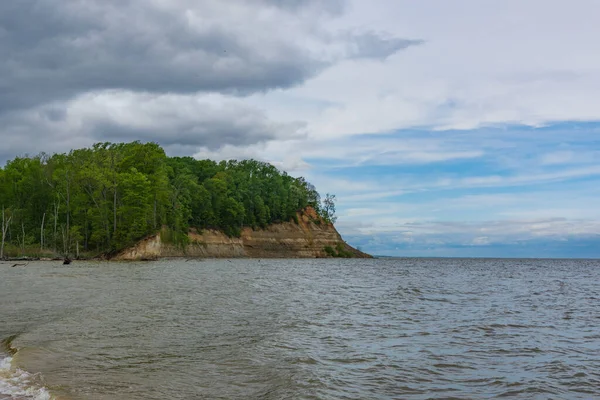 Schöne Aussicht Auf Das Meer Und Den Strand — Stockfoto