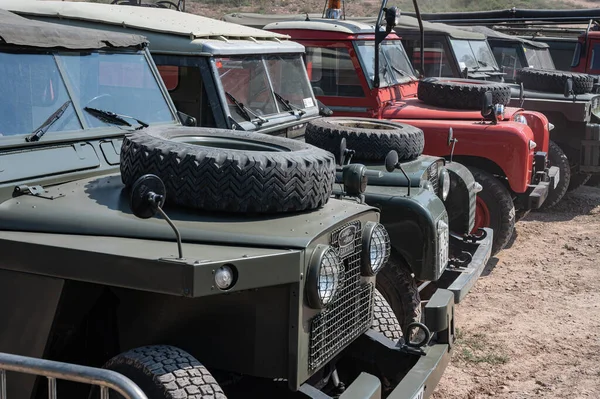 Carrera Suv Camino Campo — Foto de Stock