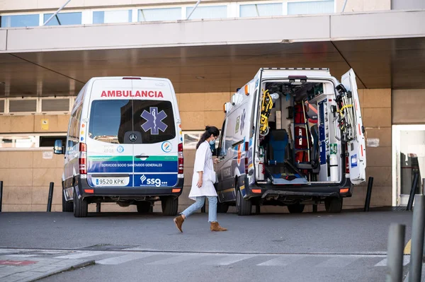 Ambulans Staden — Stockfoto