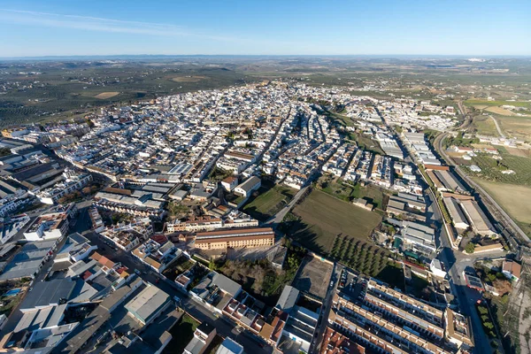 Vista Aérea Ciudad Barcelona —  Fotos de Stock